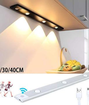 LED PIR Motion Sensor Cabinet  With USB Rechargeble